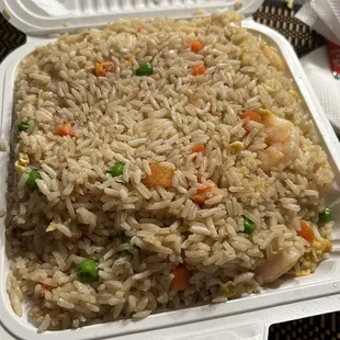 Shrimp fried rice