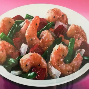 Orange Flavor Shrimp