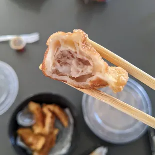 Fried pork dumplings