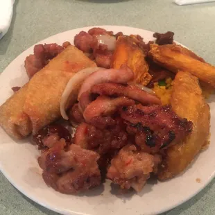 A fully loaded plate - very few misses here!