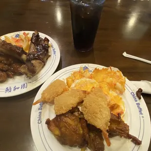 June 29, 2021 ribs fried shrimp fried scallops