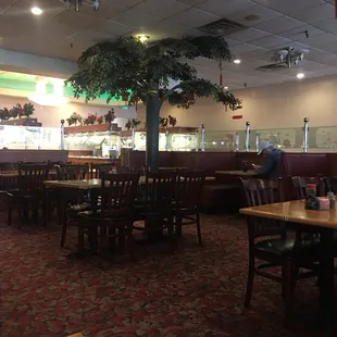 Early dinner, before it got busy.