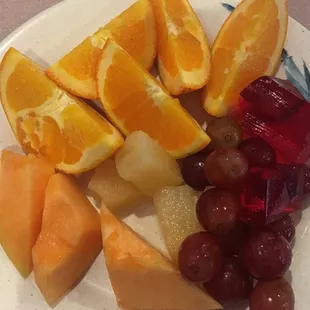 They have more fruit than other buffets of similar size.