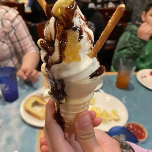 My kid make it herself . She's genius!