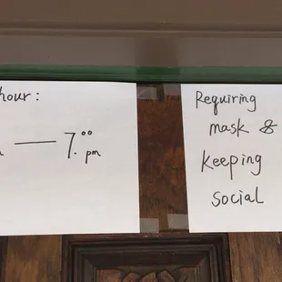 Carry out working hour