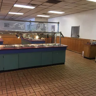 Buffet area