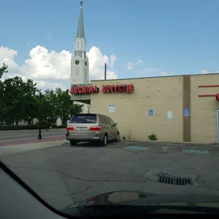 The parking lot