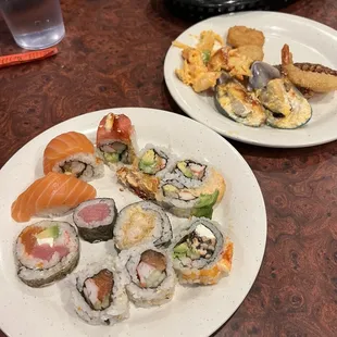 Favorite Chinese buffet for sushi! IG: @betterwithju