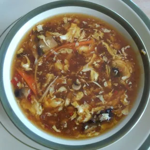 6/27/24 bowl of Hot &amp; Sour soup