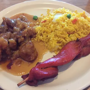 General Tso's Chicken, Vegetable Fried Rice, Chicken Teryaki