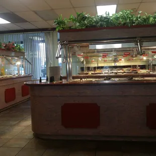 a view of a chinese buffet