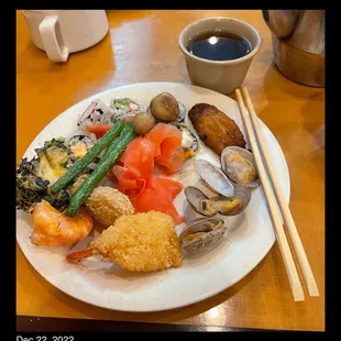 oysters and mussels, food