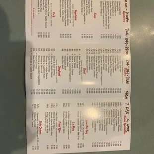 Take out open 7 days a week