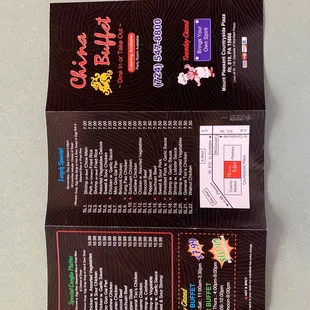 Take out  Open 7 days a week