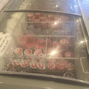 Hershey Ice Cream Cups !!  Cherry is awesome!!