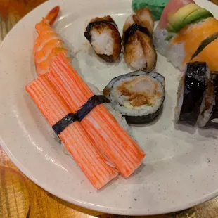Sushi at China Buffet, Salisbury