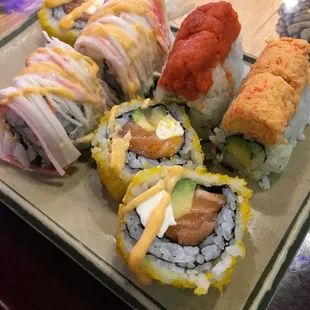 sushi, sushi and sashimi, sashimi, food