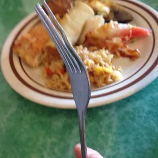 bent fork ... no wonder its cheap here