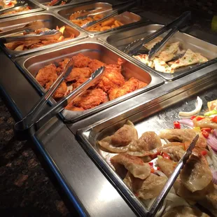 interior, chicken wings and fried chicken