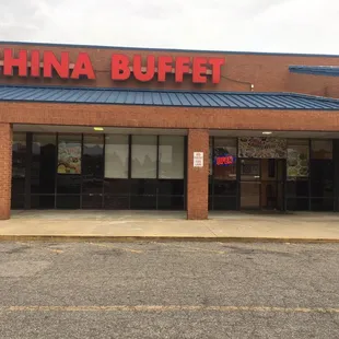 the front of the restaurant