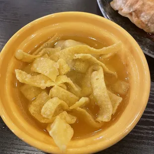 Wonton soup, my favorite