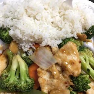 Chicken w/ Garlic Sauce