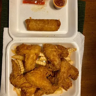 fried chicken wings, chicken wings and fried chicken, food, fried chicken, chicken, poultry, chicken wings, bbq wings, bbq chicken