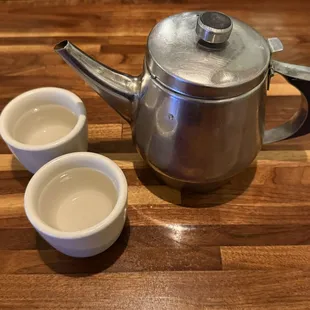 Hot water