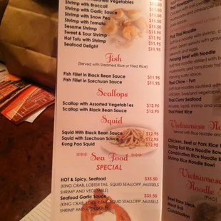Menu pg 5