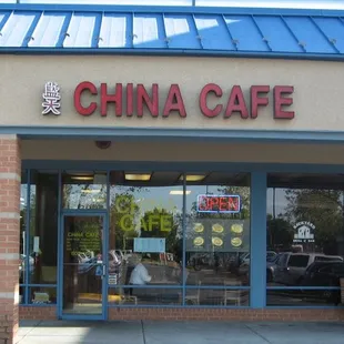 the front of the restaurant