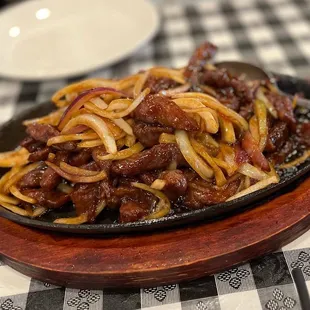 Sizzling Beef Tenderloin Plate