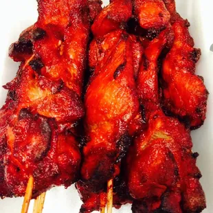 Chicken on stick