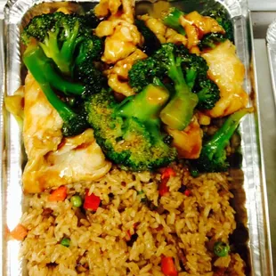 Chicken with broccoli