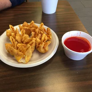 Crab Rangoon! So many for one order!