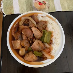 L29. Bourbon Chicken Lunch