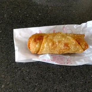Egg roll which is primarily cabbage only