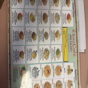 updated menu