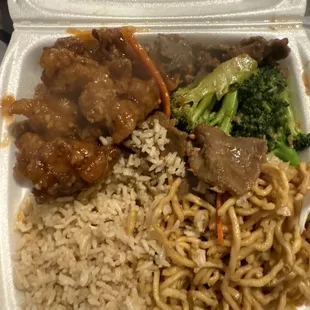 C1. Garlic Chicken Combo Plate