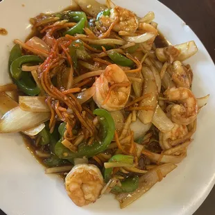 Hot and spicy shrimp