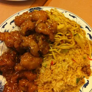 #6 sesame chicken, they serve generous portions