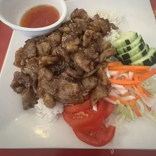 Charbroiled Pork Vietnamese Dish