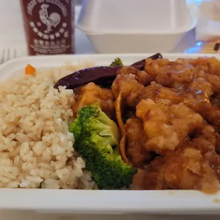 Orange chicken