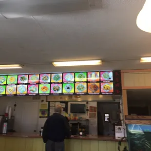 Menu board