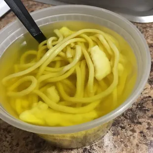 Chicken Chicken Noodles Or Rice Soup