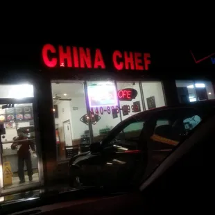 Front of restaurant