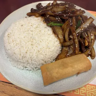 Mongolian Beef lunch special