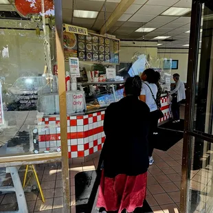 This business have you stand in line stretching from the outside like donations center. Unprofessional! But here I am, waiting lol.