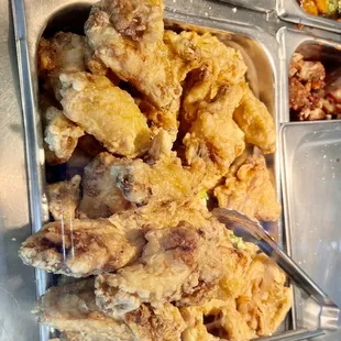 a variety of food items