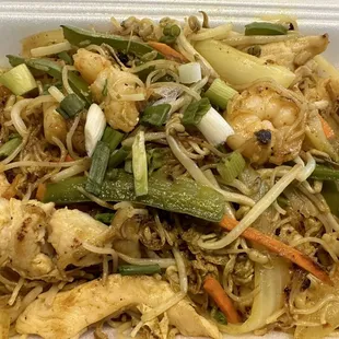 Singapore rice noodles