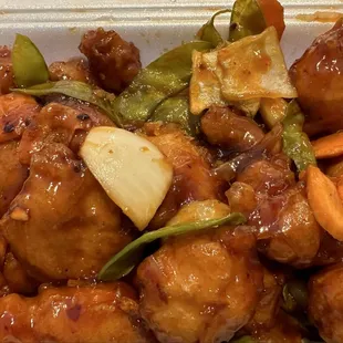 Orange chicken